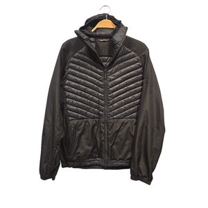 Barbour International Steel Black Quilt Jacket Men's Large